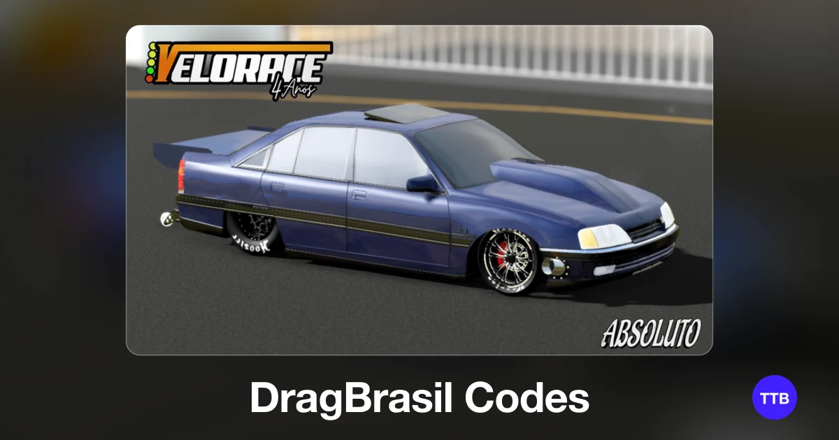 DragBrasil codes cover: the official Roblox game image with the game name