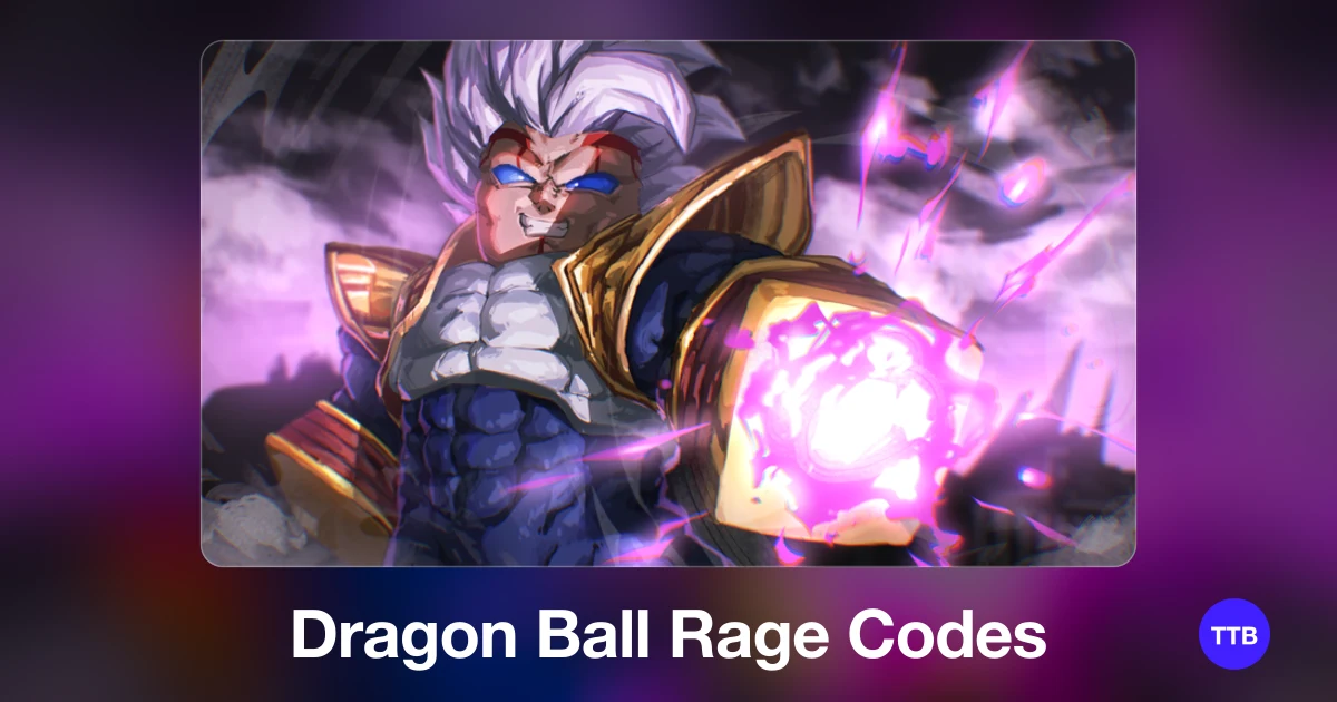 Dragon Ball Rage codes cover: the official Roblox game image with the game name