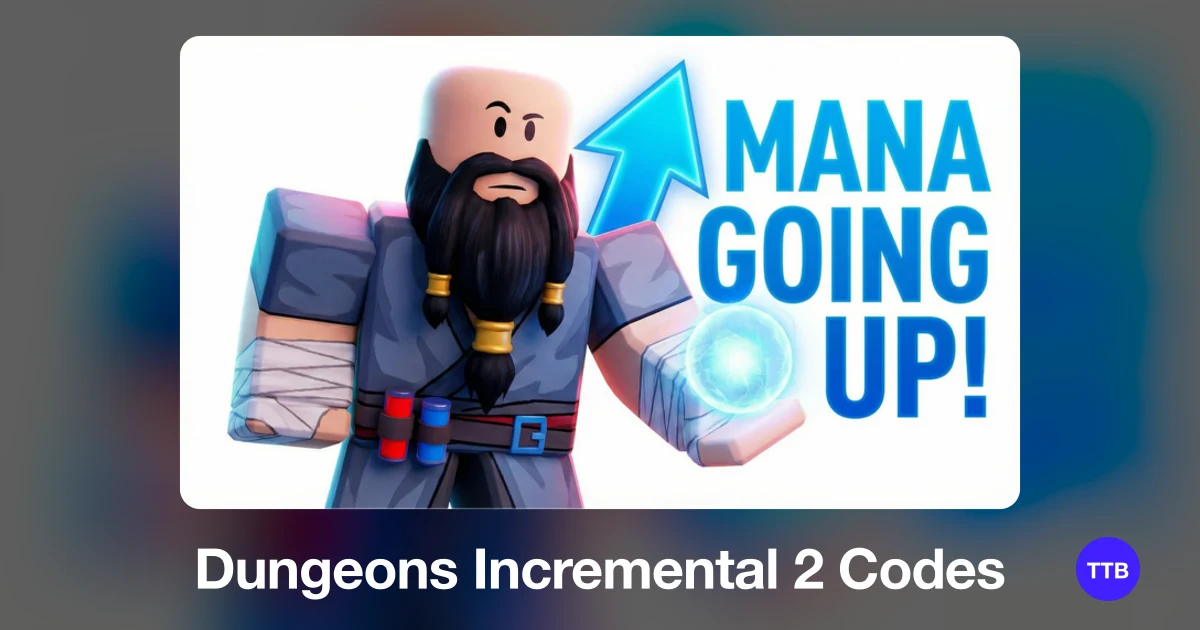 Dungeons Incremental 2 codes cover: the official Roblox game image with the game name