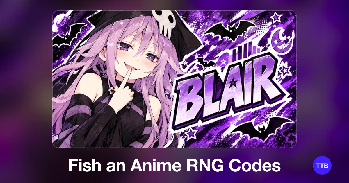 Fish an Anime RNG codes cover: the official Roblox game image with the game name