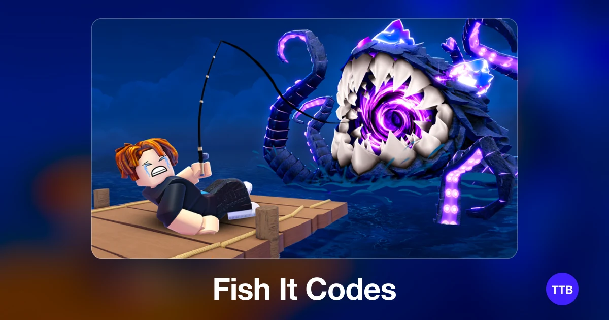Fish It codes cover: the official Roblox game image with the game name