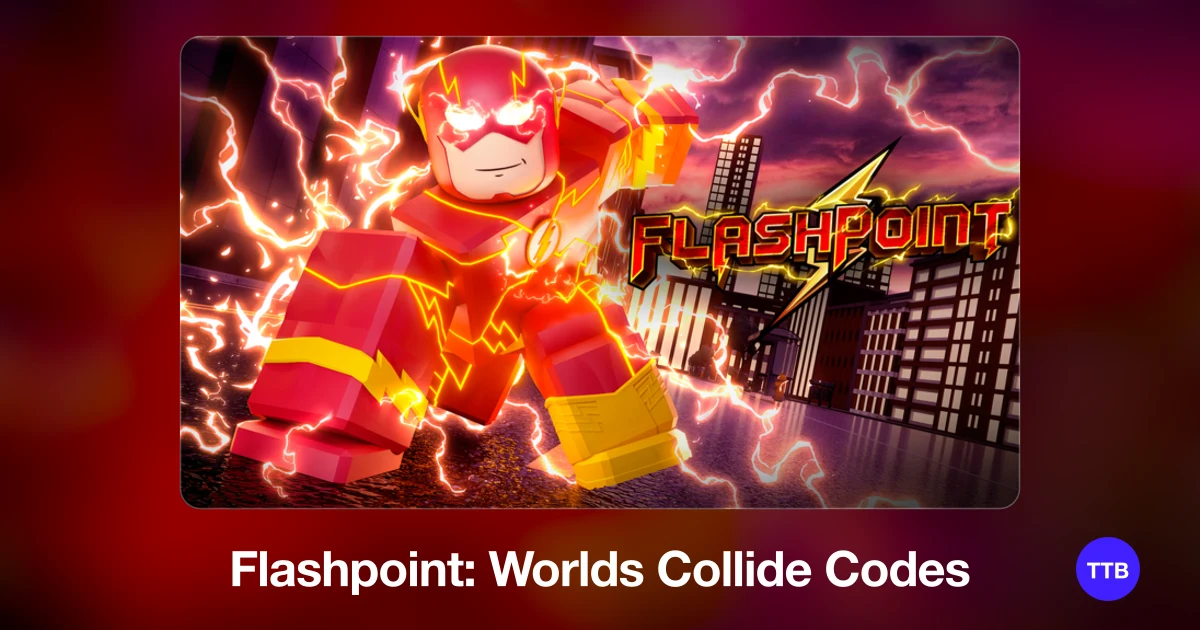 Flashpoint: Worlds Collide codes cover: the official Roblox game image with the game name