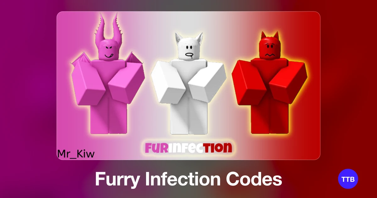 Furry Infection codes cover: the official Roblox game image with the game name