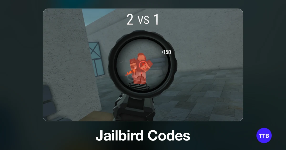 Jailbird codes cover: the official Roblox game image with the game name