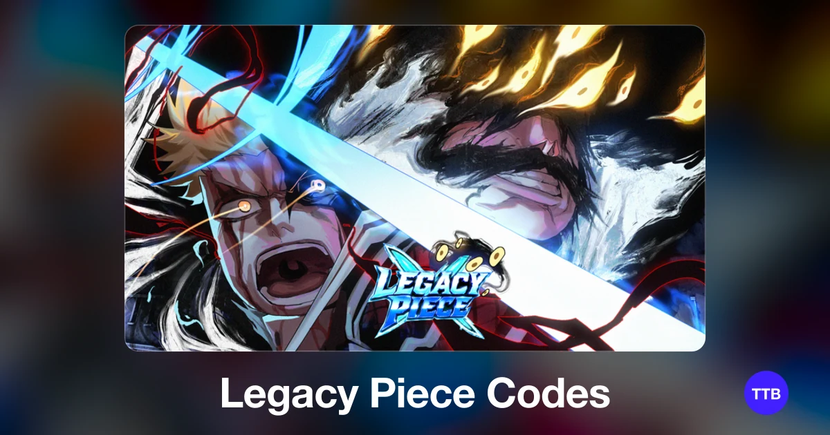 Legacy Piece codes cover: the official Roblox game image with the game name