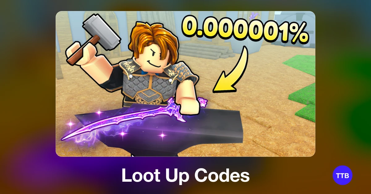 Loot Up codes cover: the official Roblox game image with the game name