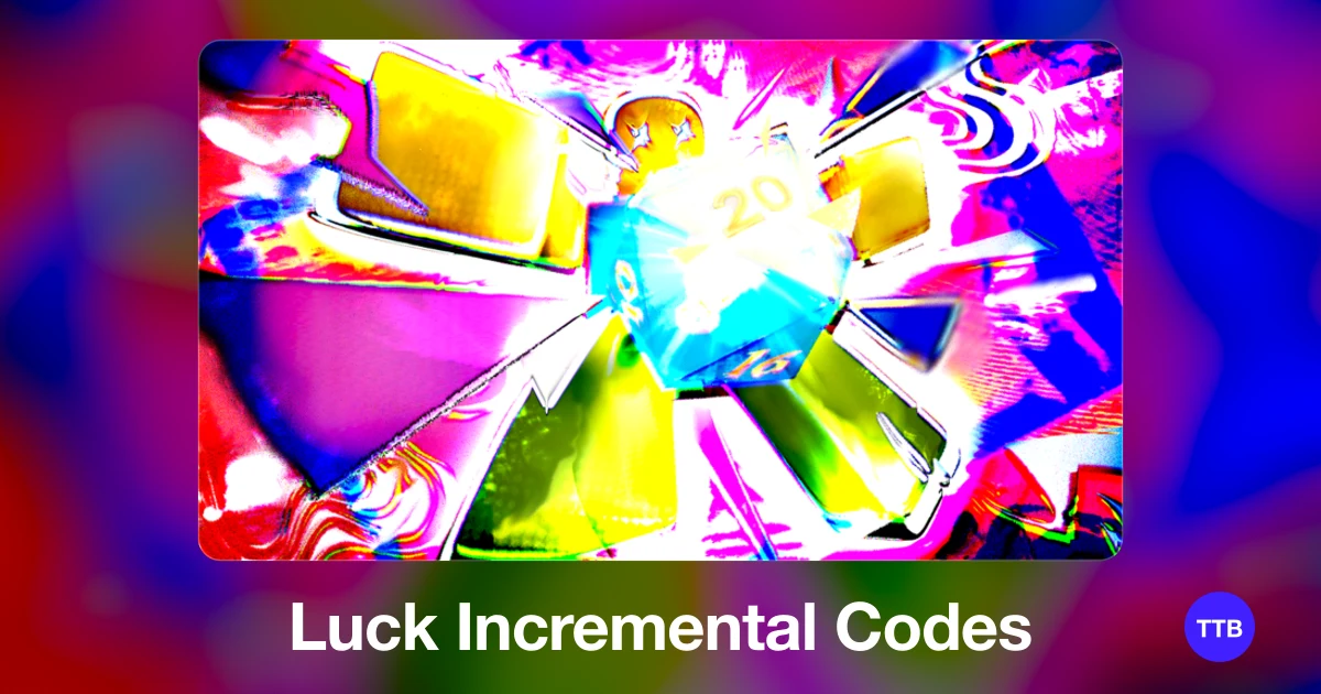 Luck Incremental codes cover: the official Roblox game image with the game name