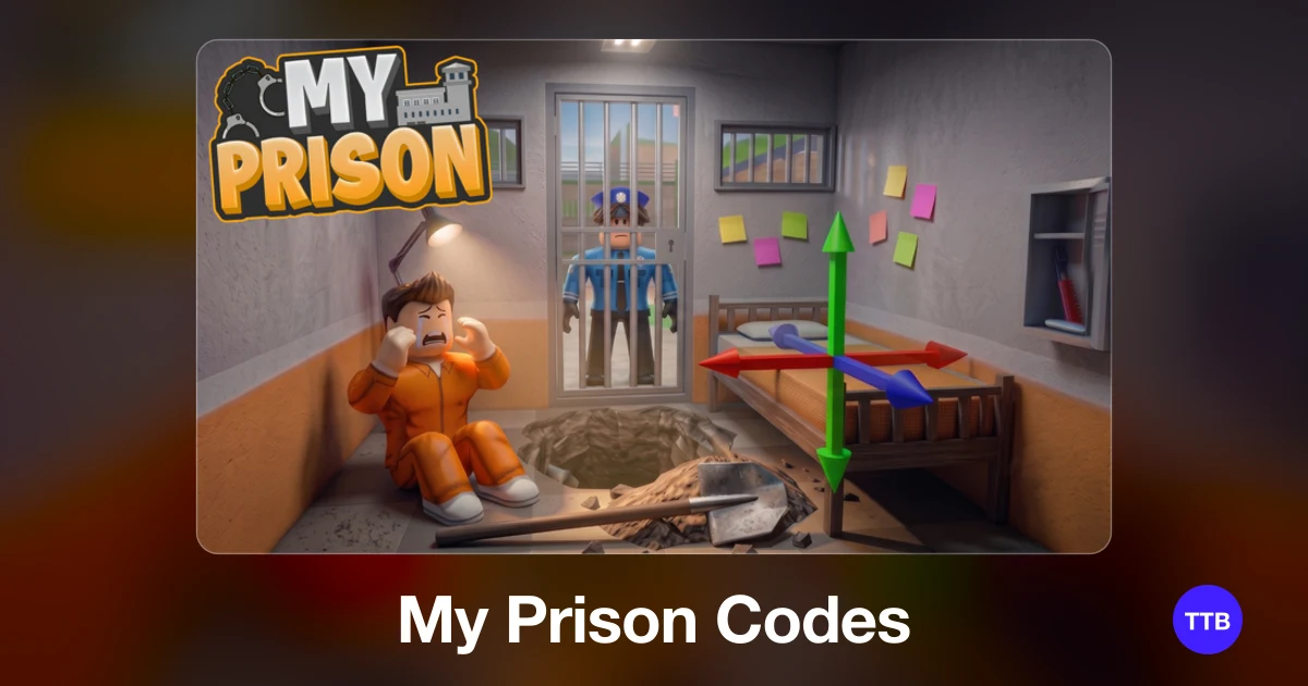 My Prison codes cover: the official Roblox game image with the game name