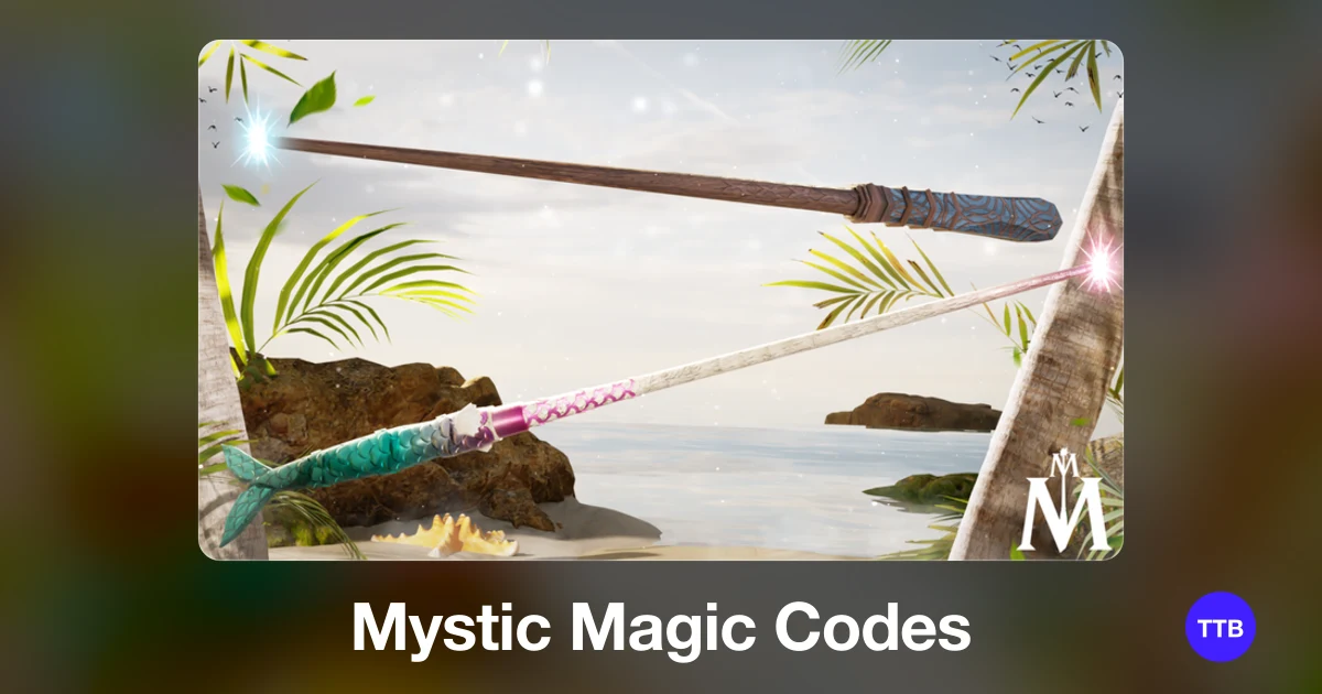 Mystic Magic codes cover: the official Roblox game image with the game name