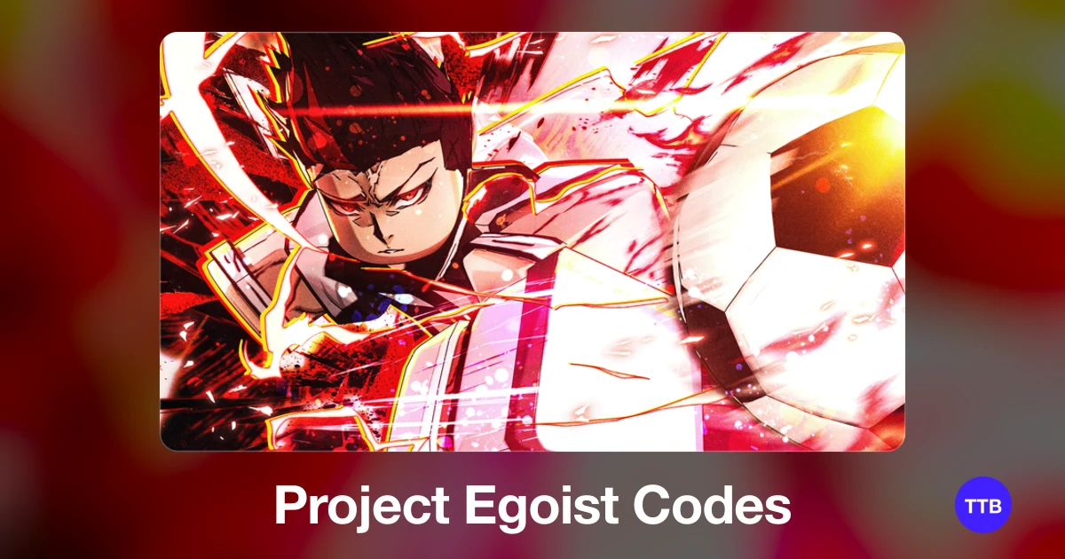 Project Egoist codes cover: the official Roblox game image with the game name