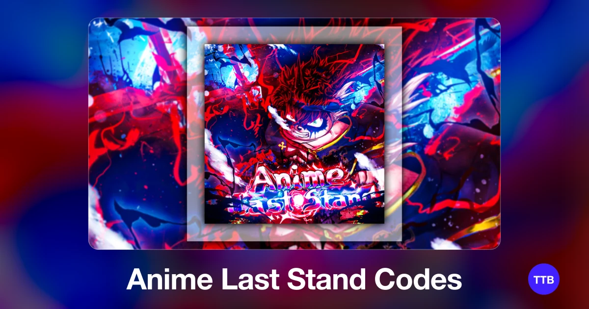 Anime Last Stand codes cover: the official Roblox game image with the game name