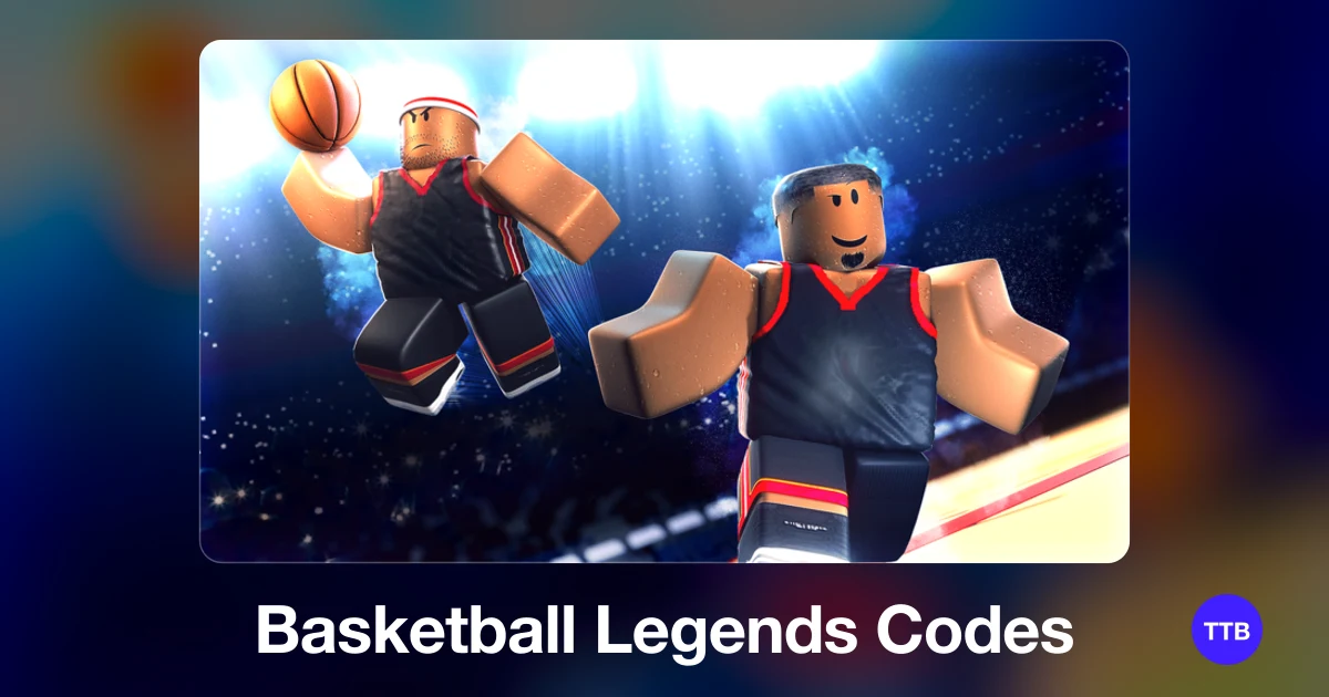 Basketball Legends codes cover: the official Roblox game image with the game name