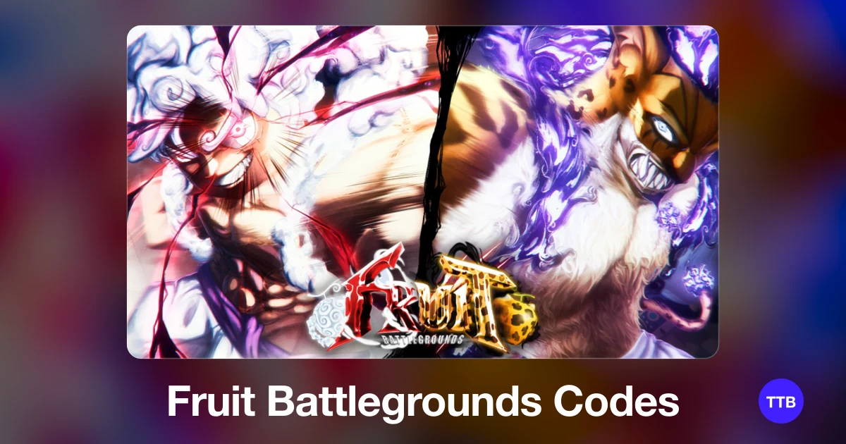 Fruit Battlegrounds codes cover: the official Roblox game image with the game name