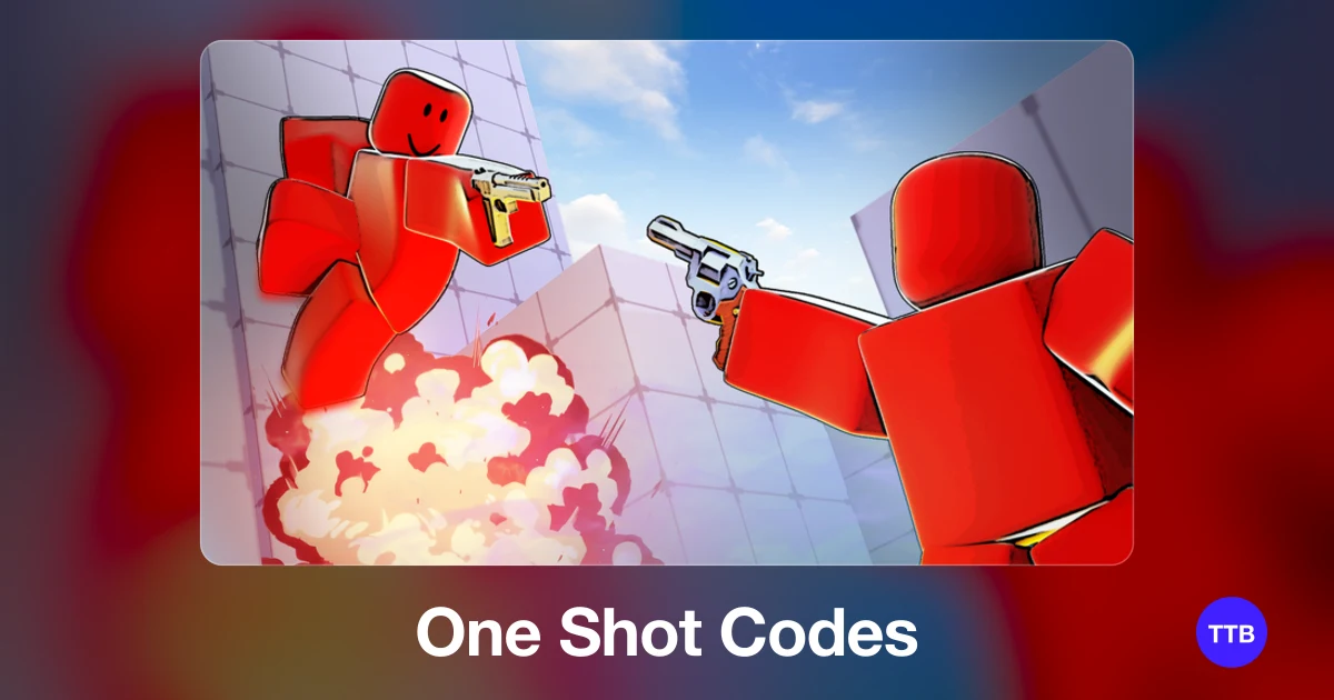 One Shot codes cover: the official Roblox game image with the game name