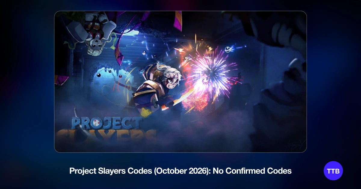 Project Slayers Codes (October 2026): No Confirmed codes cover: the official Roblox game image with the game name