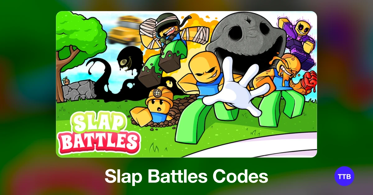 Slap Battles codes cover: the official Roblox game image with the game name