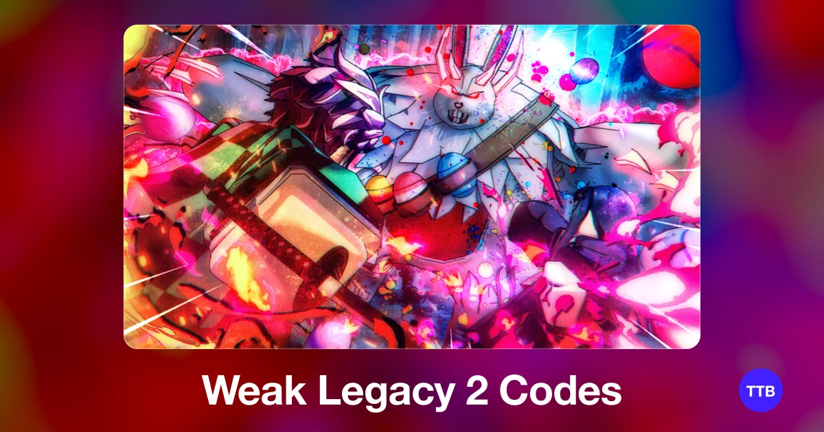 Weak Legacy 2 codes cover: the official Roblox game image with the game name