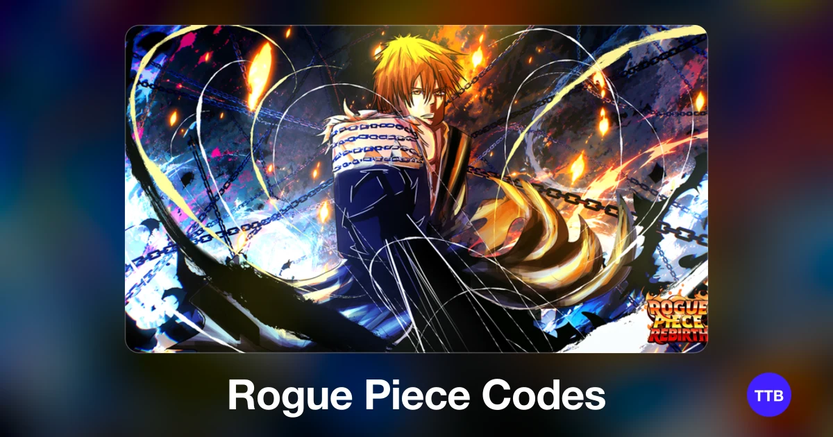 Rogue Piece codes cover: the official Roblox game image with the game name