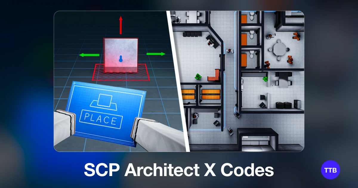 SCP Architect X codes cover: the official Roblox game image with the game name