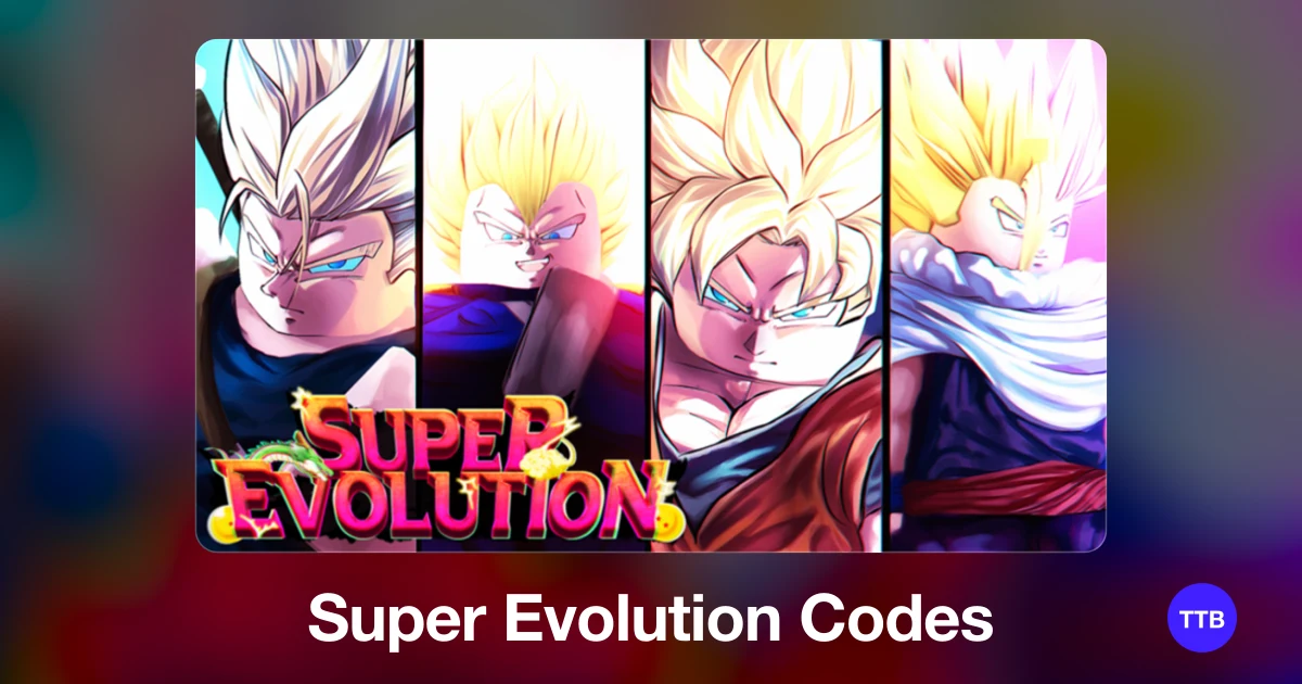 Super Evolution codes cover: the official Roblox game image with the game name