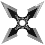 Silver Ninja Star of the Brilliant Light