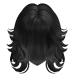 Grunge wolf hair Black
