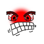 Angry face