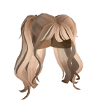 Blonde Flowy Pigtails