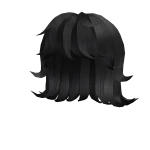 Black Short Wolf Cut