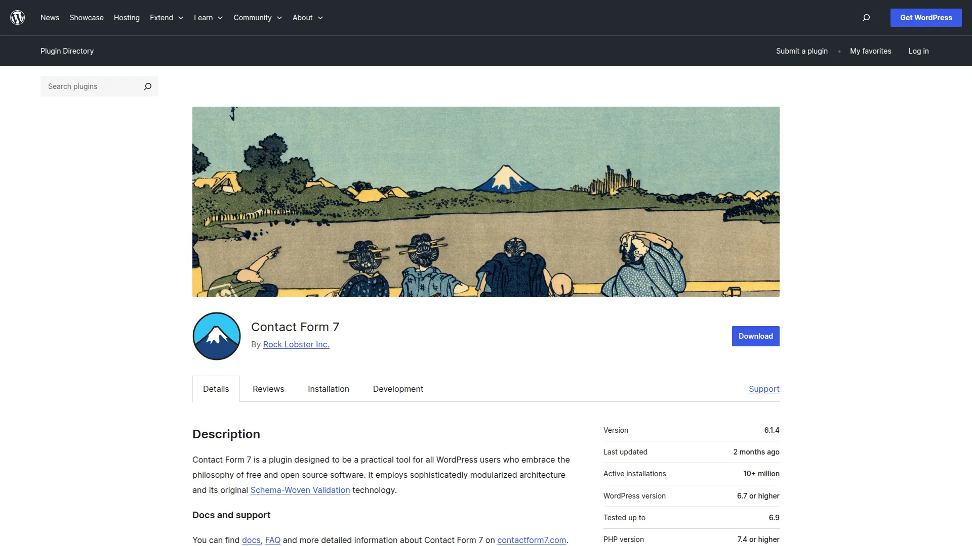 Contact Form 7 screenshot
