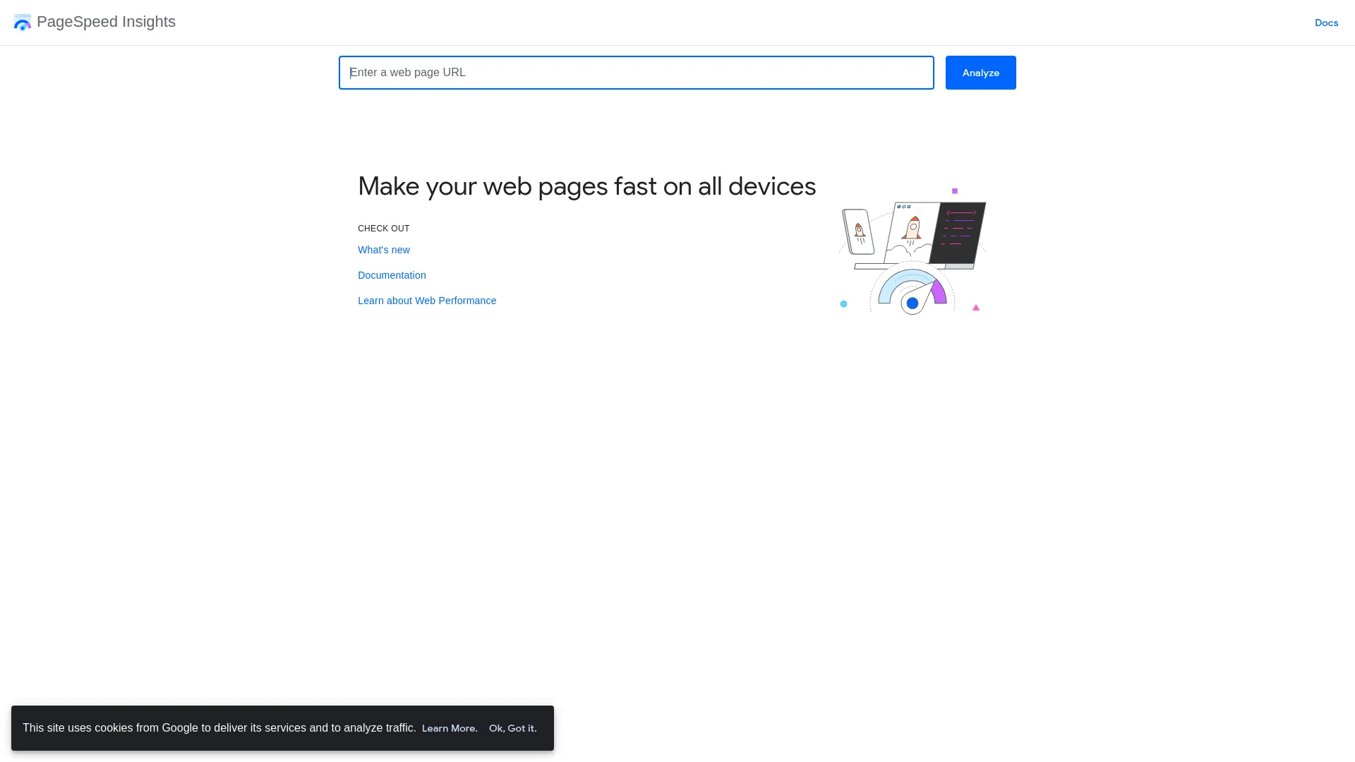 Google PageSpeed Insights screenshot