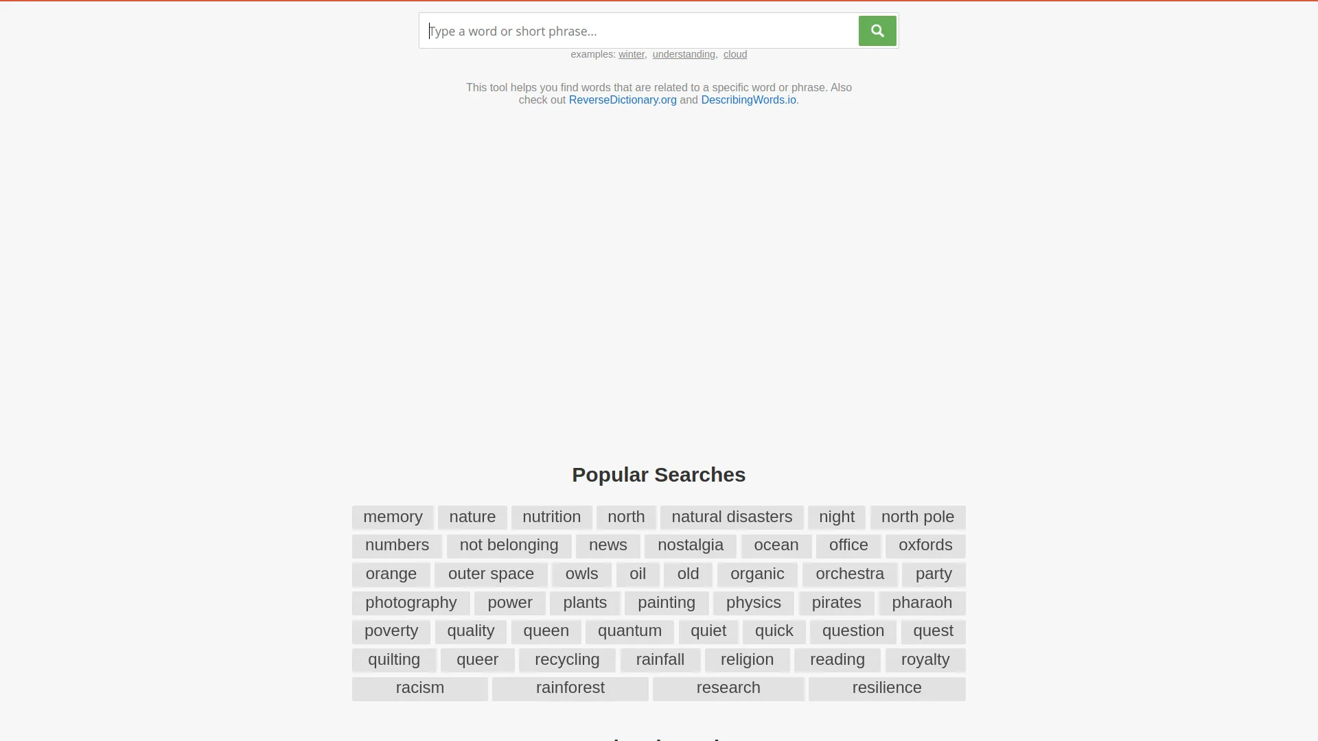 Related Words screenshot