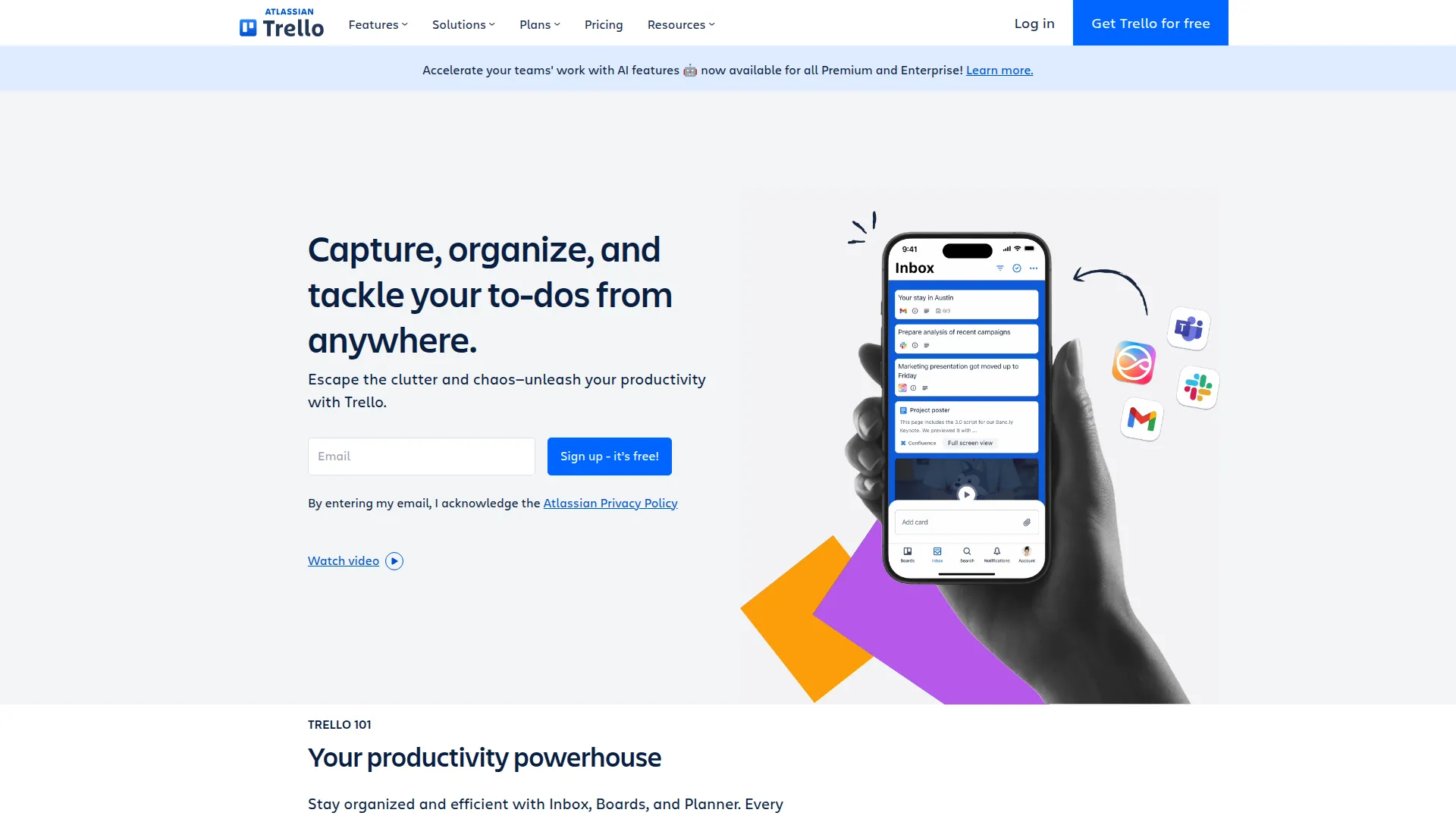 Trello screenshot