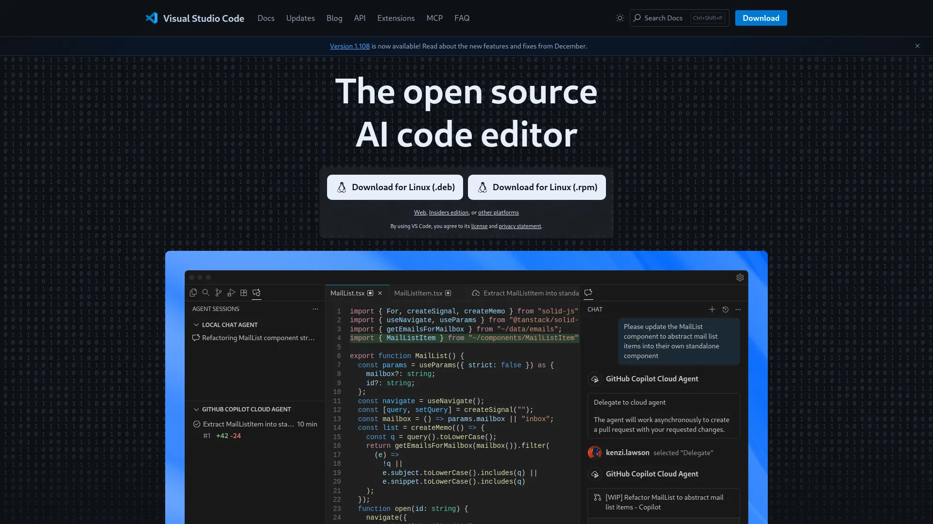 VS Code screenshot