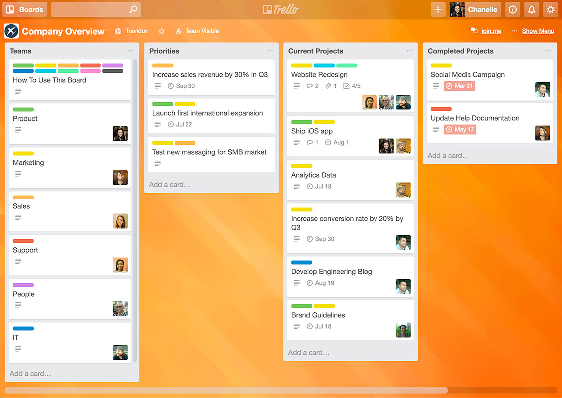 Trello board