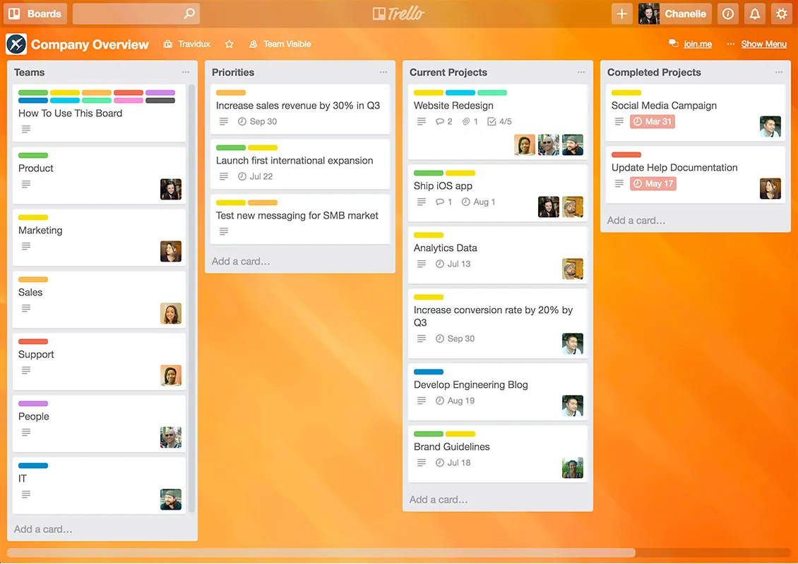 Trello board
