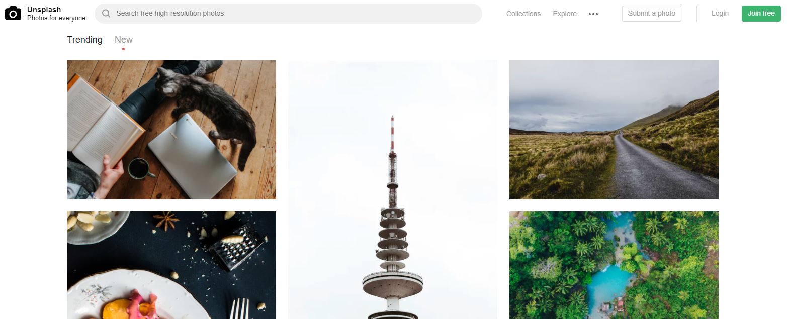 Unsplash free photos