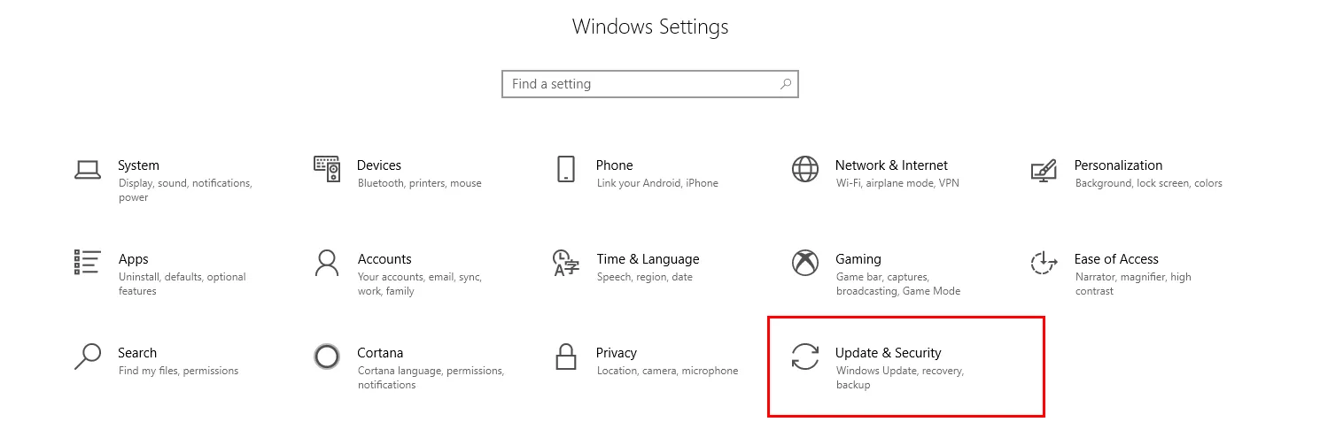 update and security