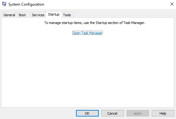 windows system configuration